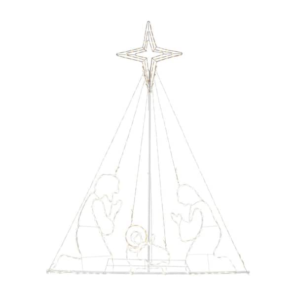 Home Accents Holiday 7 ft. 397-Light LED Nativity Set