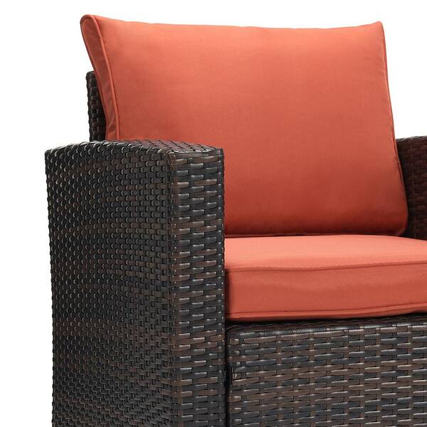 orange cushions for patio chairs