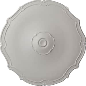 18-7/8 in. x 1-1/2 in. Pompeii Urethane Ceiling Medallion (Fits Canopies upto 2 in.), Ultra Pure White