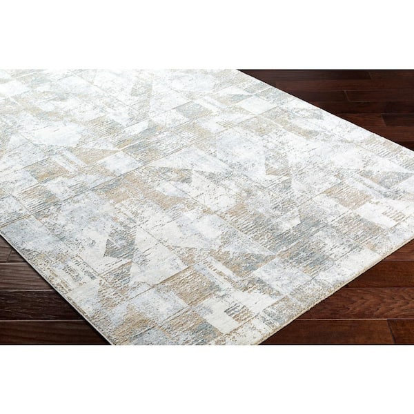 Wickham Taupe 5 ft. x 7 ft. Abstract Indoor Area Rug