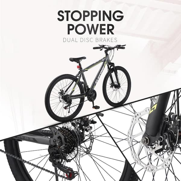 Gray Mountain Bike for Boys and Girls 