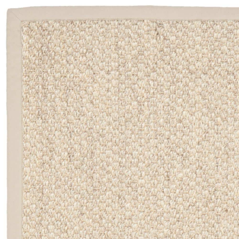 Handmade Marble Sisal Non-slip Area Rug, 4' x 6'