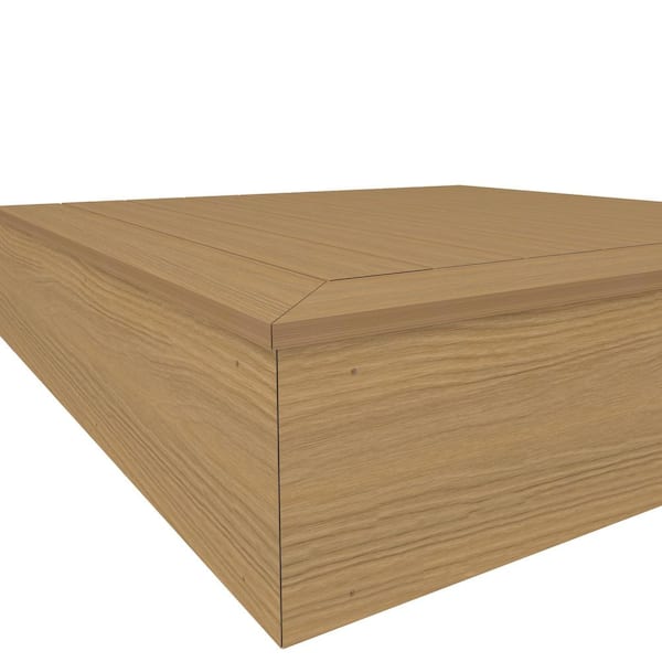 NewTechWood Fascia 0.6 in. x 11.22 in. x 1 ft. Rustic and Wood