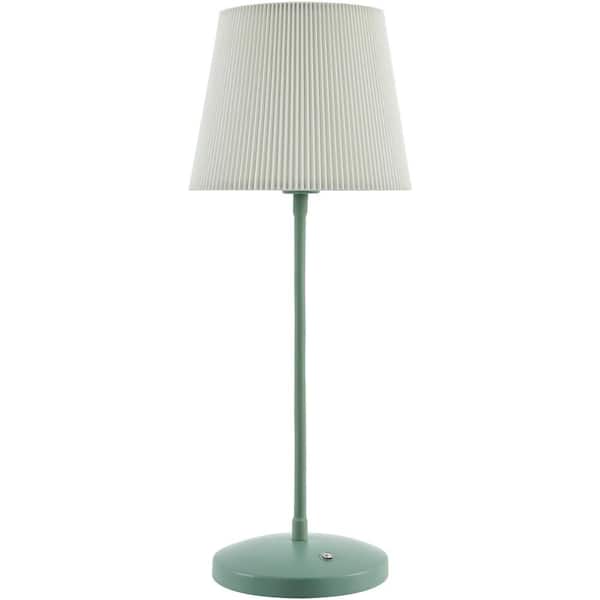 Rigel REL-010 21 in. H x 8 in. W x 8 in. D Buffet Table Lamp, White