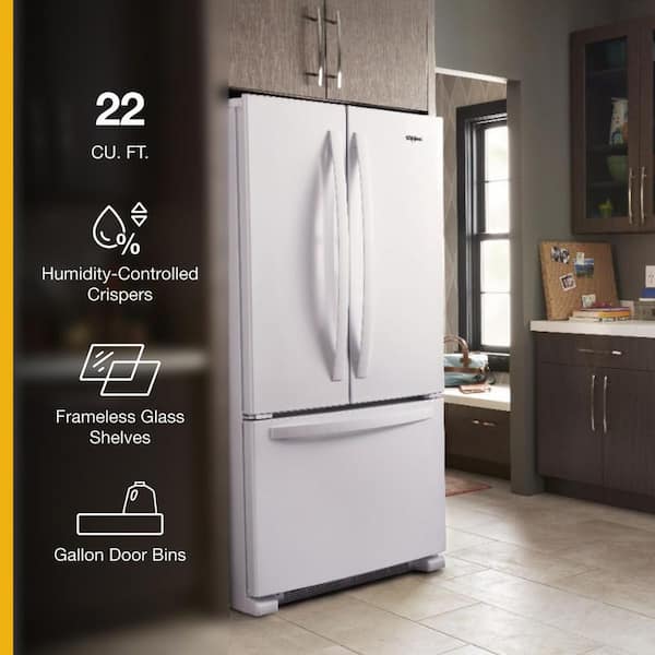 Whirlpool 33 in. 22 cu. ft. Standard Depth French Door