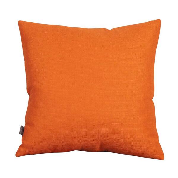 The Howard Elliott Collection Sterling Oranges and Peaches Solid Polyester 5 in. x 16 in. Throw Pillow