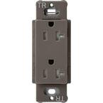 Claro 20-Amp Tamper-Resistant Duplex Receptacle, Truffle (SCRS-20-TR-TF)