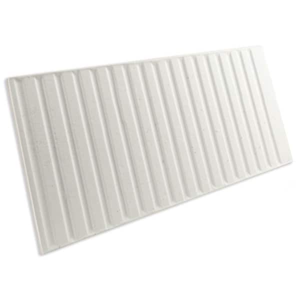 Kings Loft White 7-7/8 in. x 15-3/4 in. Fluted Ceramic Wall Tile (10.44 sq. ft./Case)