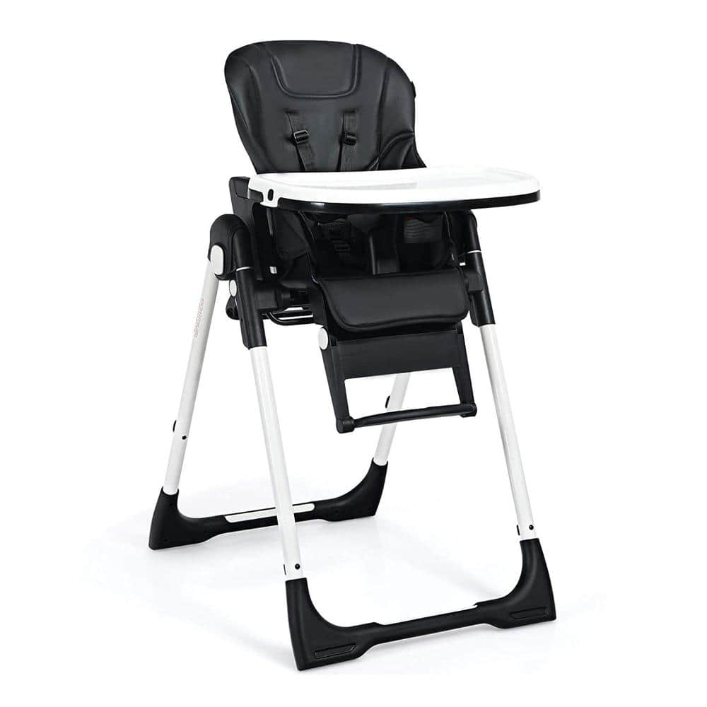 4 in 1 Convertible Baby High Chair Booster Seat 7 Heights 5 Backrest Recline Pyramid Frame 0 to 36 Months