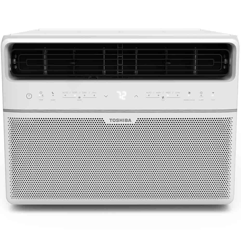 Toshiba 10,000 BTU 115-Volt Smart Wi-Fi Touch Control Window Air  Conditioner with Remote and ENERGY STAR in White RAC-WK1012ESCWR - The Home  Depot