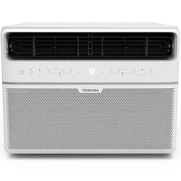 Toshiba 10,000 BTU 115-Volt Smart Wi-Fi Touch Control Window Air Conditioner with Remote and ENERGY STAR in White