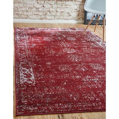 Red Farmhouse Area Rugs Rugs The Home Depot