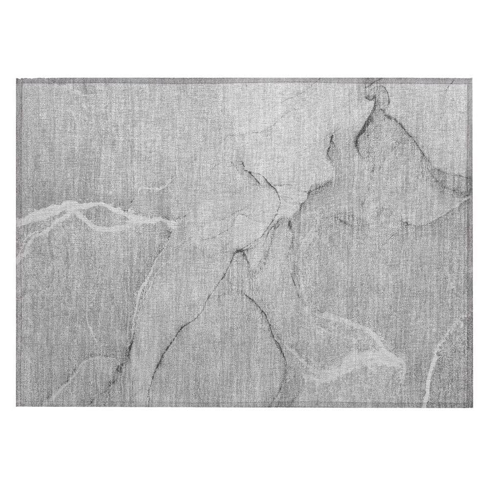 Gray 2 ft. x 3 ft. Abstract Indoor/Outdoor Area Rug price history on PriceWatchPro