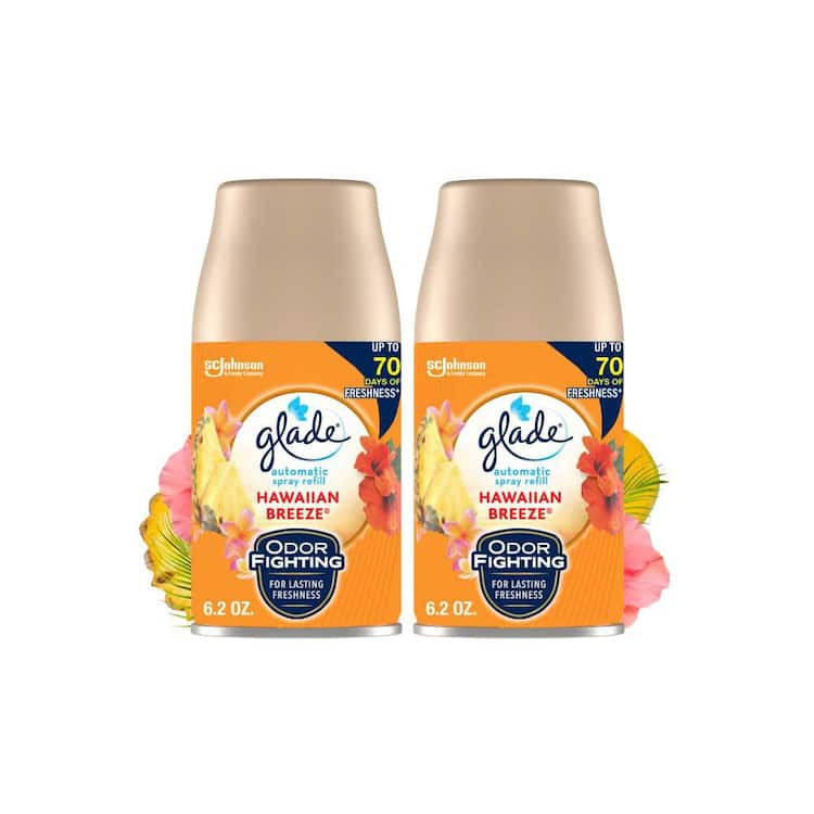 Glade 6.2 oz. Hawaiian Breeze Automatic Air Freshener Refill (2-Count)