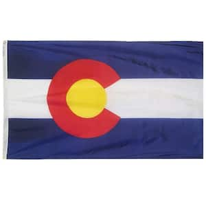 3 ft. x 5 ft. Colorado State Flag