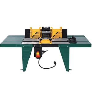 Green Electric Bench Top Router Table Wood Working Tool