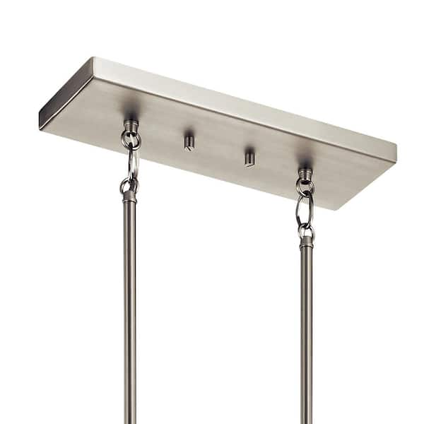 KICHLER Crosby 41.25 in. 5-Light Brushed Nickel Contemporary