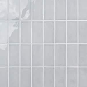 Delphi Sky Blue 4.33 in. x 8.66 in. Polished Glass Subway Wall Tile (6.24 sq. ft. /Case)