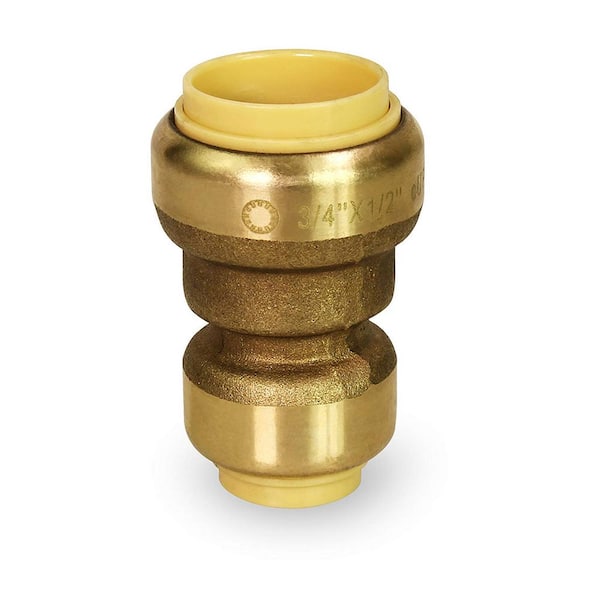 Pack Of 10) Seelink 3/4 Inch FNPT X 3/4 Inch Push Fit, Brass