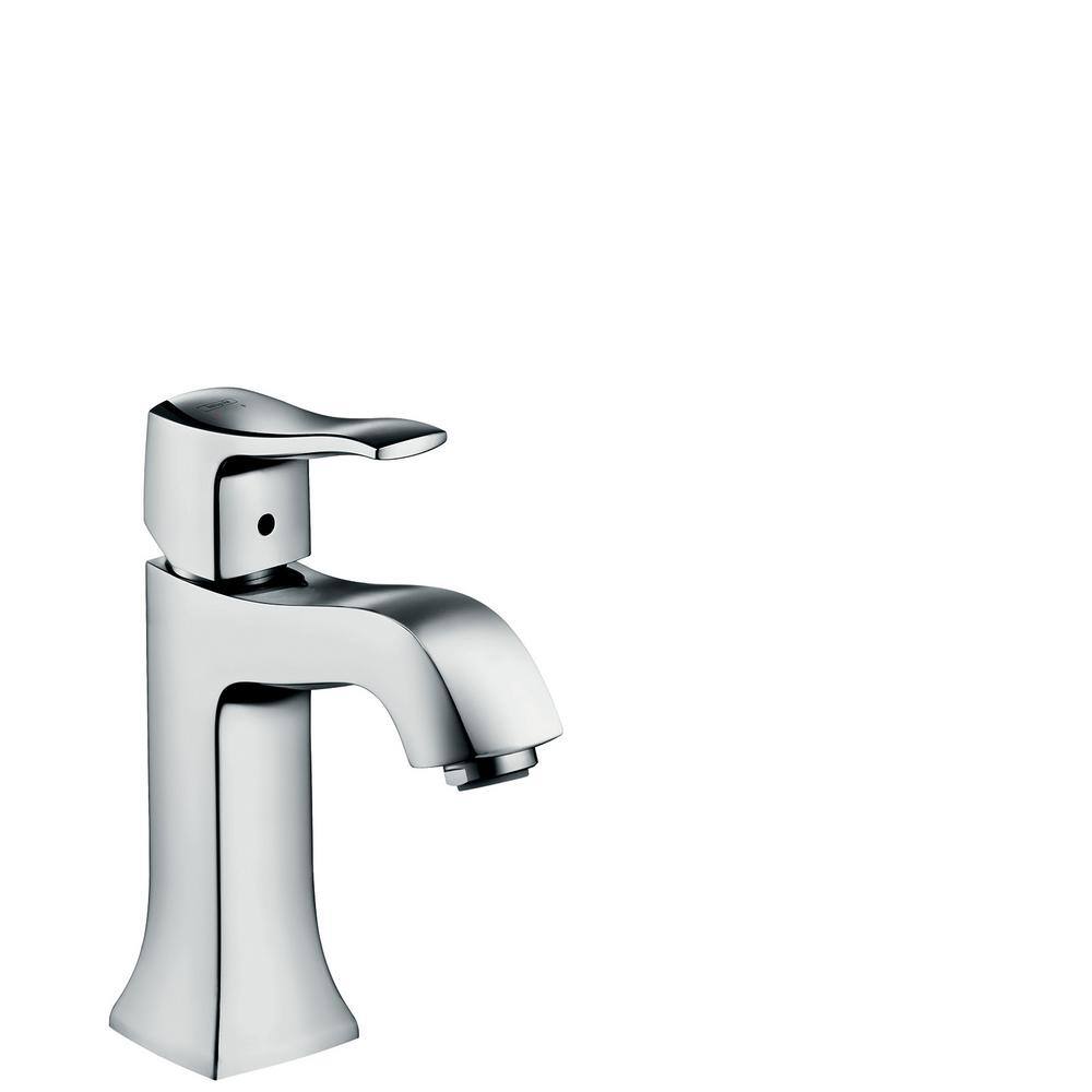 Sleek Polished Nickel Modern Single-Hole Faucet with Eco-Friendly Design