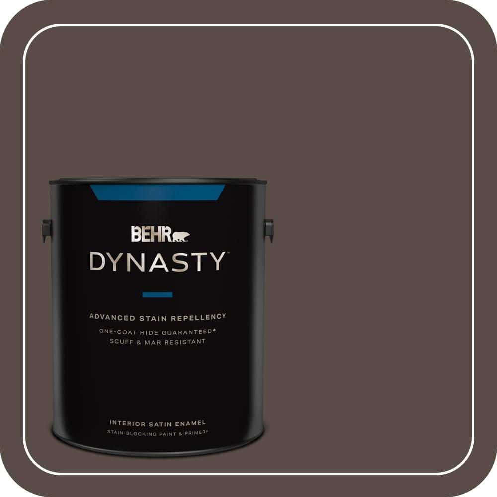 1 gal. #PPU5-19 Dark Truffle One-Coat Hide Satin Enamel Interior Stain-Blocking Paint and Primer price history on PriceWatchPro