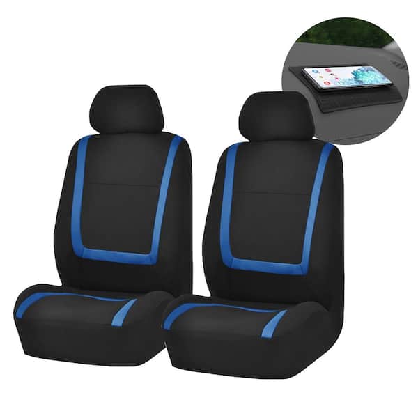 FH Group Unique Flat Cloth 47 in. x 23 in. x 1 in. Seat Covers - Front