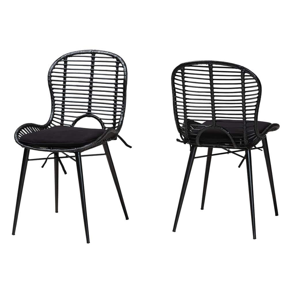 Bali & Pari Brenna Black Dining Chair (set Of 2) 231-2p-12827-hd - The 