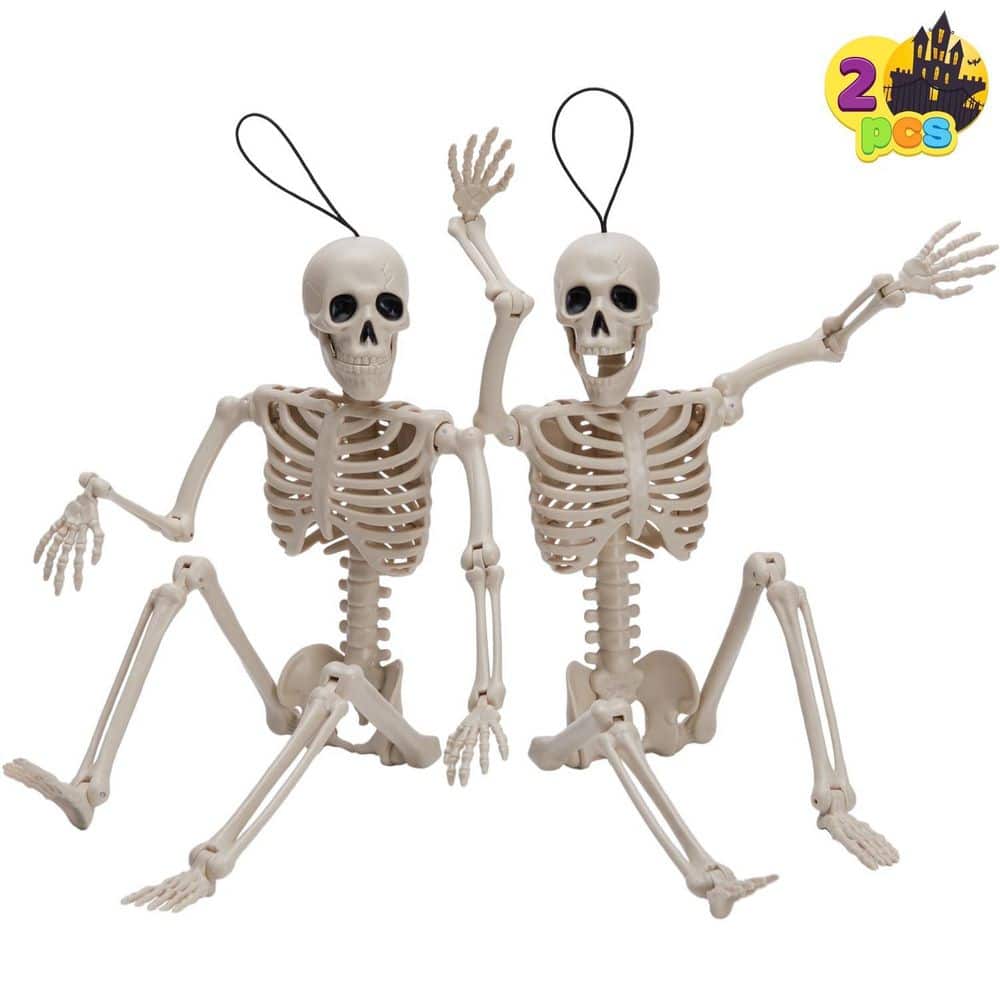 Joyfy 2 Pieces 16 in. Halloween Skeleton Decor