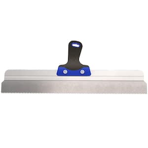 24 in. Overlay Spreader/Smoother with 1/8 in. Notched Blade and Comfort Grip Handle