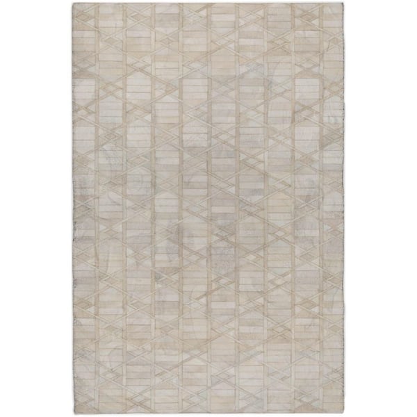 Dream Shag Premium Machine Washable Abstract ADS99 Ivory 10 ft. x 14 ft. Area Rug