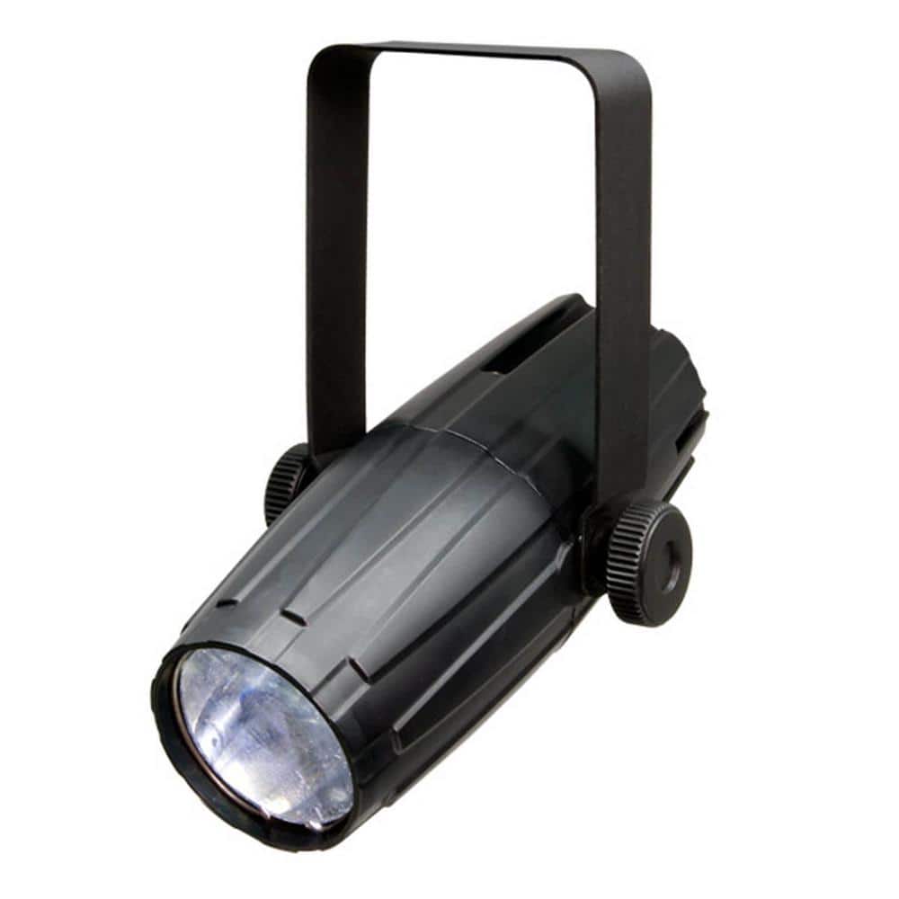 LED PINSPOT 2 High-Power 3W DJ Club Mirror Ball Spotlight w/RGB Gels