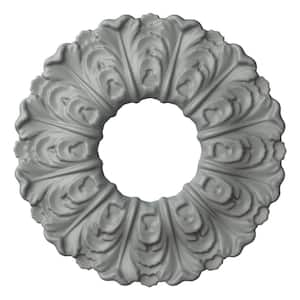 9-3/4 in. OD x 3-3/8 in. ID x-3/4 in. P Janice Ceiling Medallion