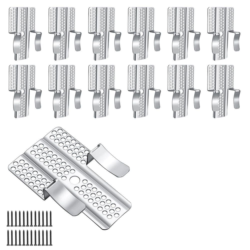 12 Pack Drywall Repair Clip, 1/2 in. Drywall Fastener Clip with 24 Screw, Wall Patch Clips for Damaged Walls Repairing price history on PriceWatchPro