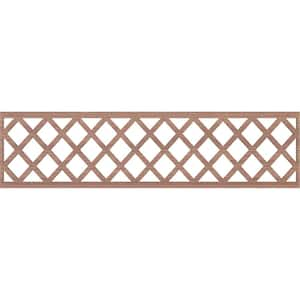 Manchester Fretwork 0.25 in. D x 47 in. W x 12 in. L Walnut Wood Panel Moulding