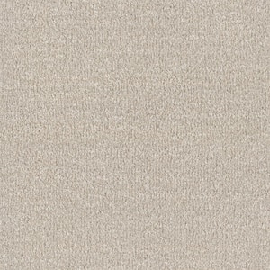 Fluffy Expectations - Almond - Beige 56.2 oz. Nylon Texture Installed Carpet