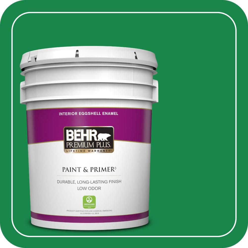 5 gal. #460B-6 Chlorophyll Eggshell Enamel Low Odor Interior Paint & Primer price history on PriceWatchPro