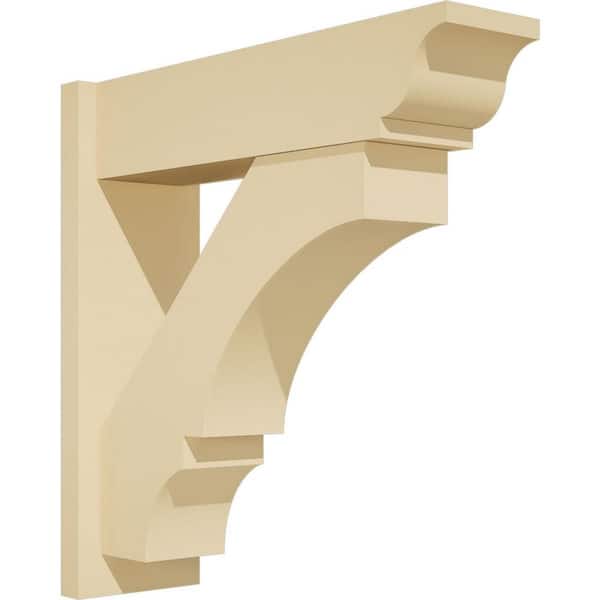 Ekena Millwork Balboa 7 in. W x 24 in. H x 24 in. D Signature Urethane Polyurethane Outlooker with Traditional Ends