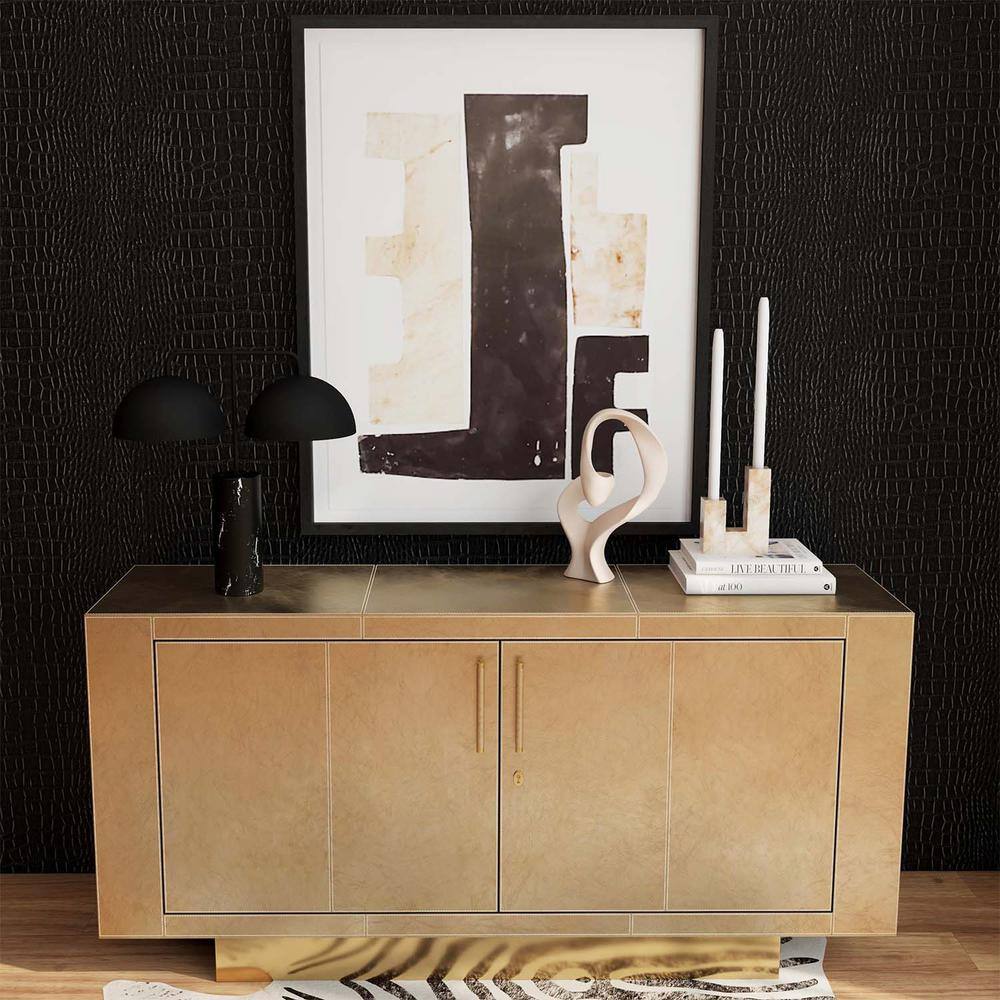Charlie Gold Wood 70.5 in. Sideboard price history on PriceWatchPro