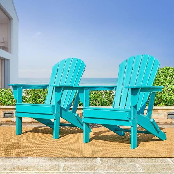 aqua adirondack chairs plastic