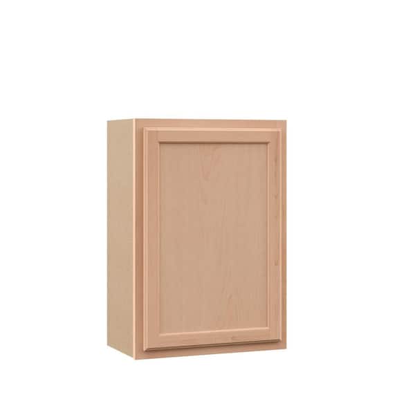 Recessed Panel 21 in. W x 12 in. D x 30 in. H Assembled Wall Kitchen Cabinet in Unfinished