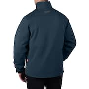 Men's Large M12 12V Lithium-Ion Cordless TOUGHSHELL Navy Blue Heated Jacket with (1) 3.0 Ah Battery and Charger