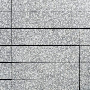 Emory Silver 4.37 in. x 17.48 in. Polished Antique Mirrored Glass Wall Tile (7.42 sq. ft./Case)