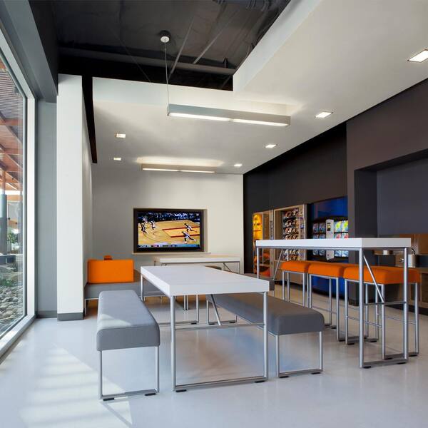 BEHR PRO - 1 gal. #YL-W09 Spun Cotton Semi-Gloss Interior Paint