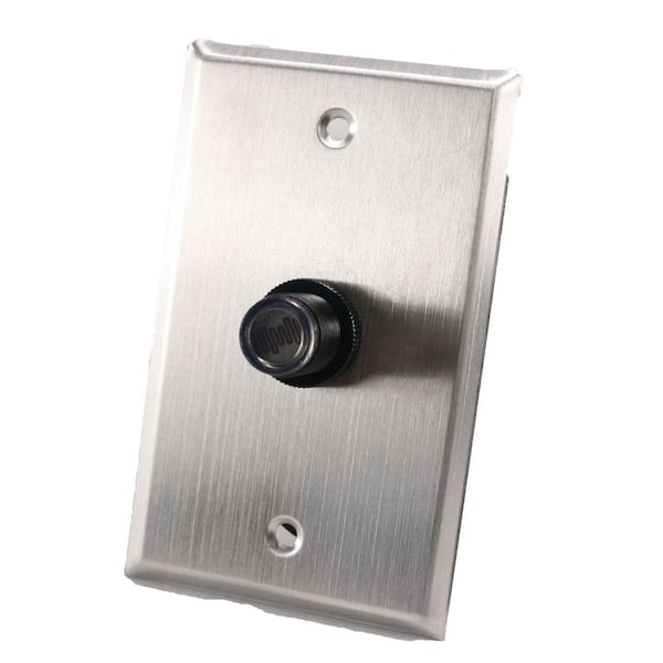 Defiant 1800-Watt Button Dusk-To-Dawn Photocell with Stainless Steel Cover Plate