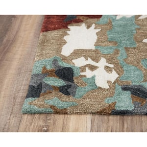 Vivid Multicolored 8 ft. 6 in. x 11 ft. 6 in. Abstract Area Rug