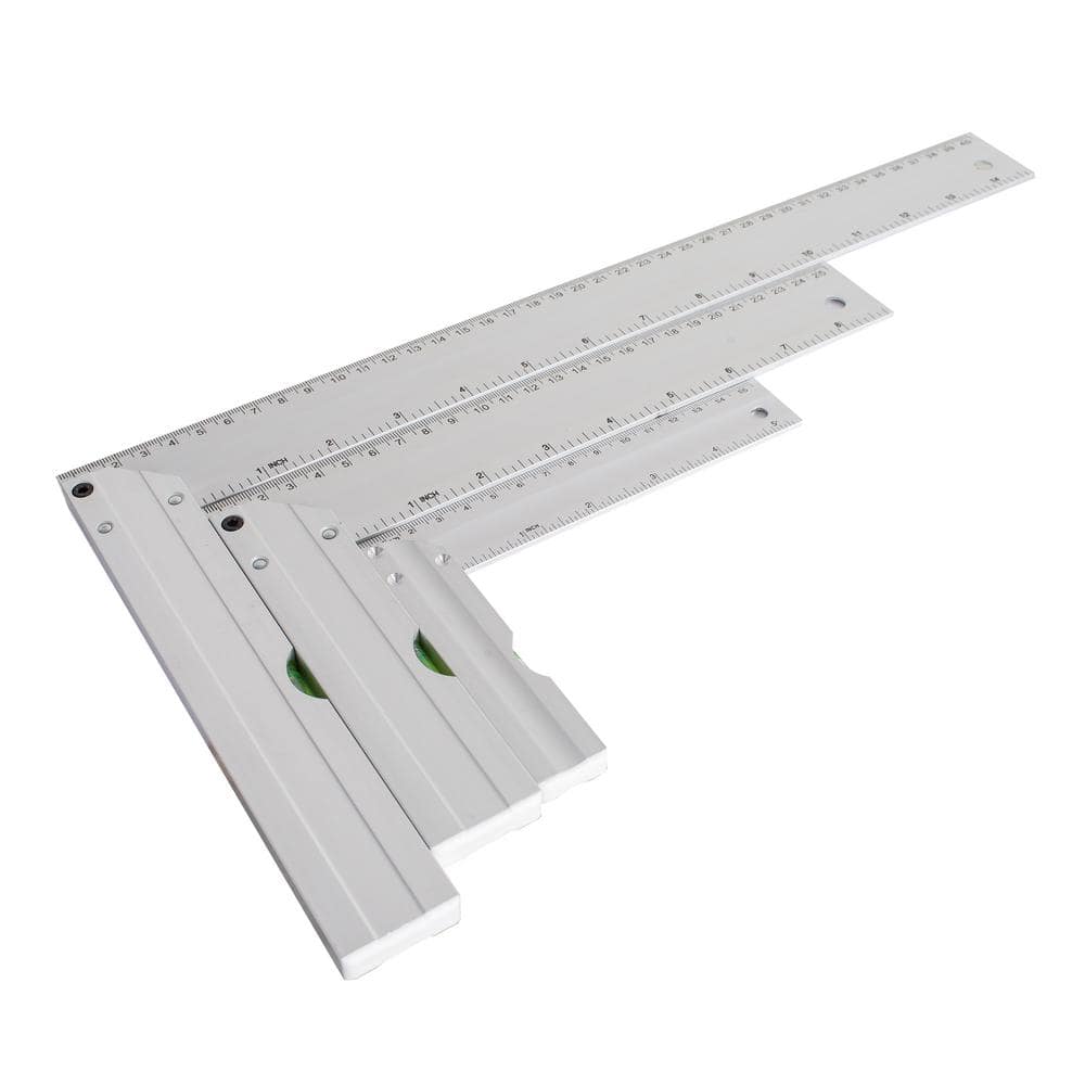 Details about   250-600mm Metal L Shaped 0-90 Degree 1 Level Wide Base Angle Try Square Ruler 