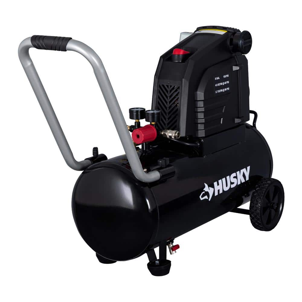 Husky 8 Gallon 150PSI Hotdog Air Compressor 0300816