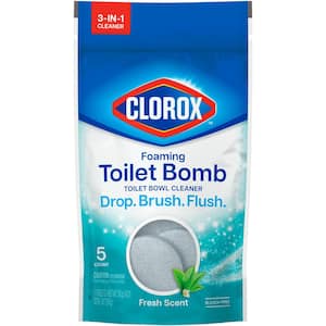 Foaming Toilet Bomb Fresh Scent Toilet Bowl Cleaner (5-Count)