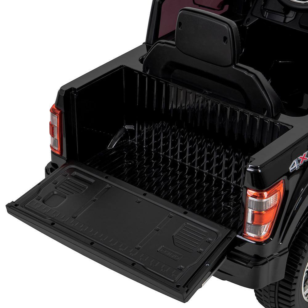 Black 6-Volt Battery-Powered Kids Ride-On Truck