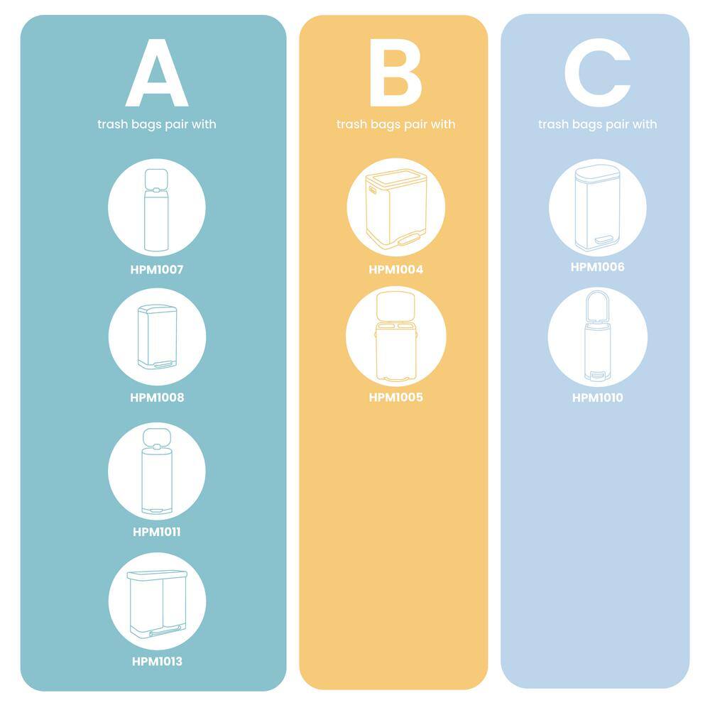 8-Gallon White Lemon Scented Drawstring Trash Can Liners (60-Count)